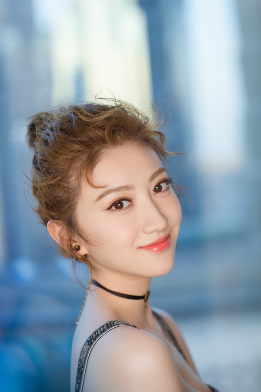 景甜活动照片 景甜知性清新时尚写真图片