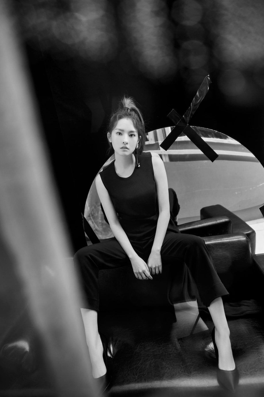 高清台湾女演员陈语安胶片风神秘特工写真图片图片