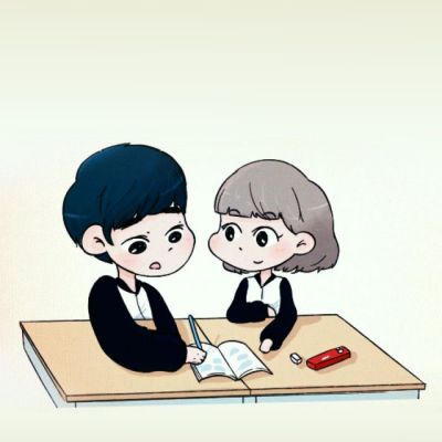《致我们单纯的小美好》Q版可爱情侣头像图片图片