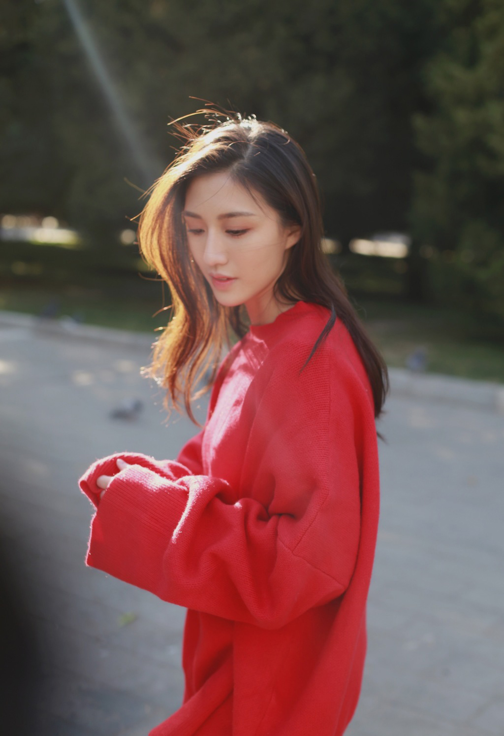 高清女星朱庭辰生活照图片图片