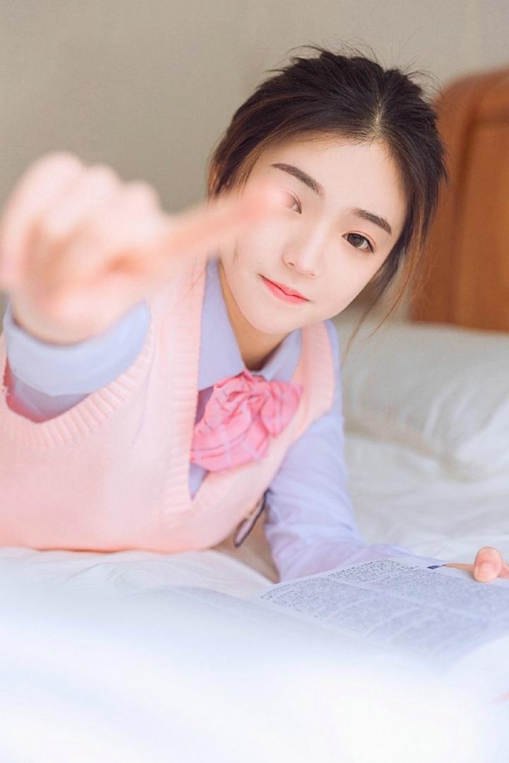 李曼机车风皮衣写真图片图片