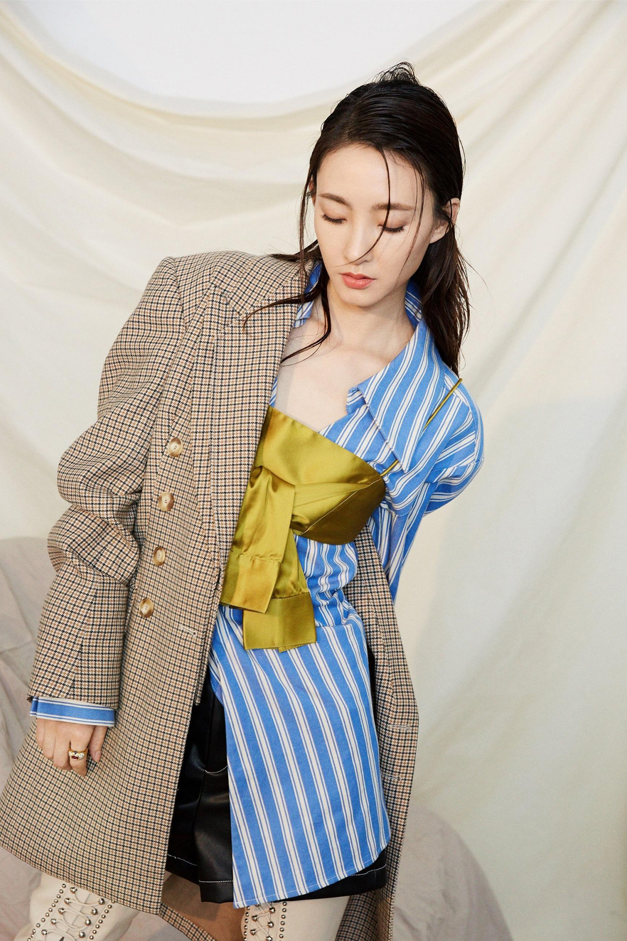 王丽坤混搭风随性时尚写真图片图片