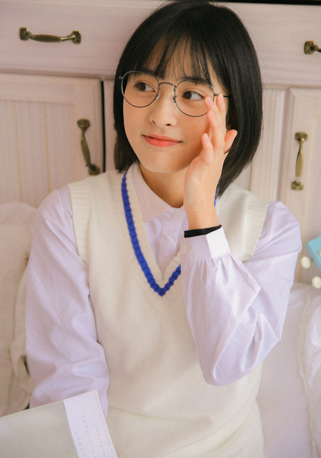 高清美女沈月校园风唯美写真图片图片