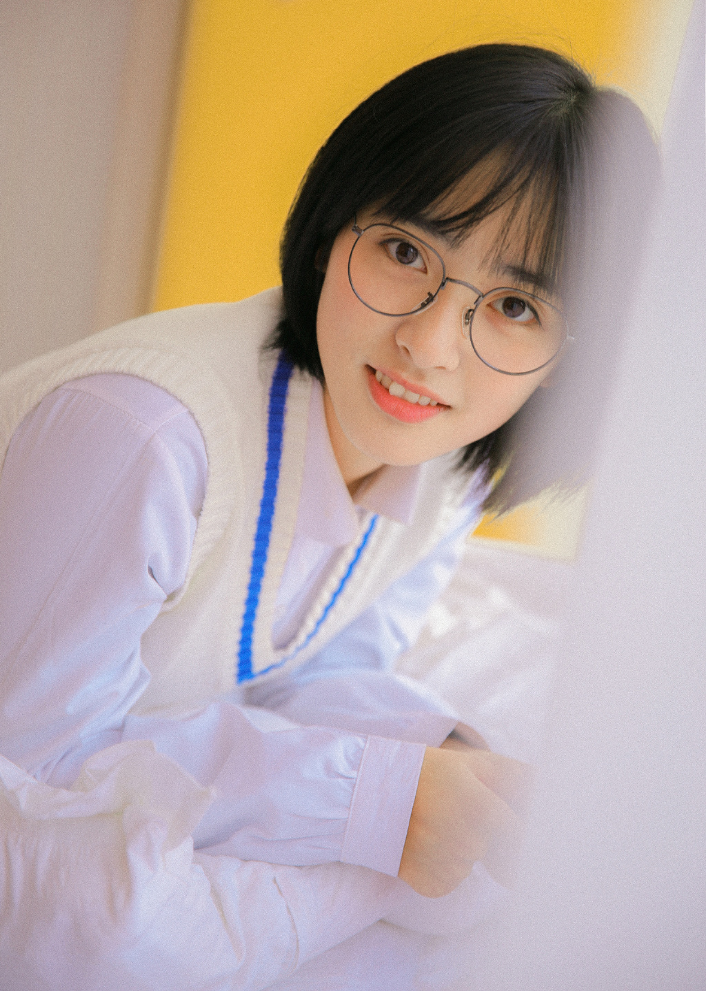 高清美女沈月校园风唯美写真图片图片