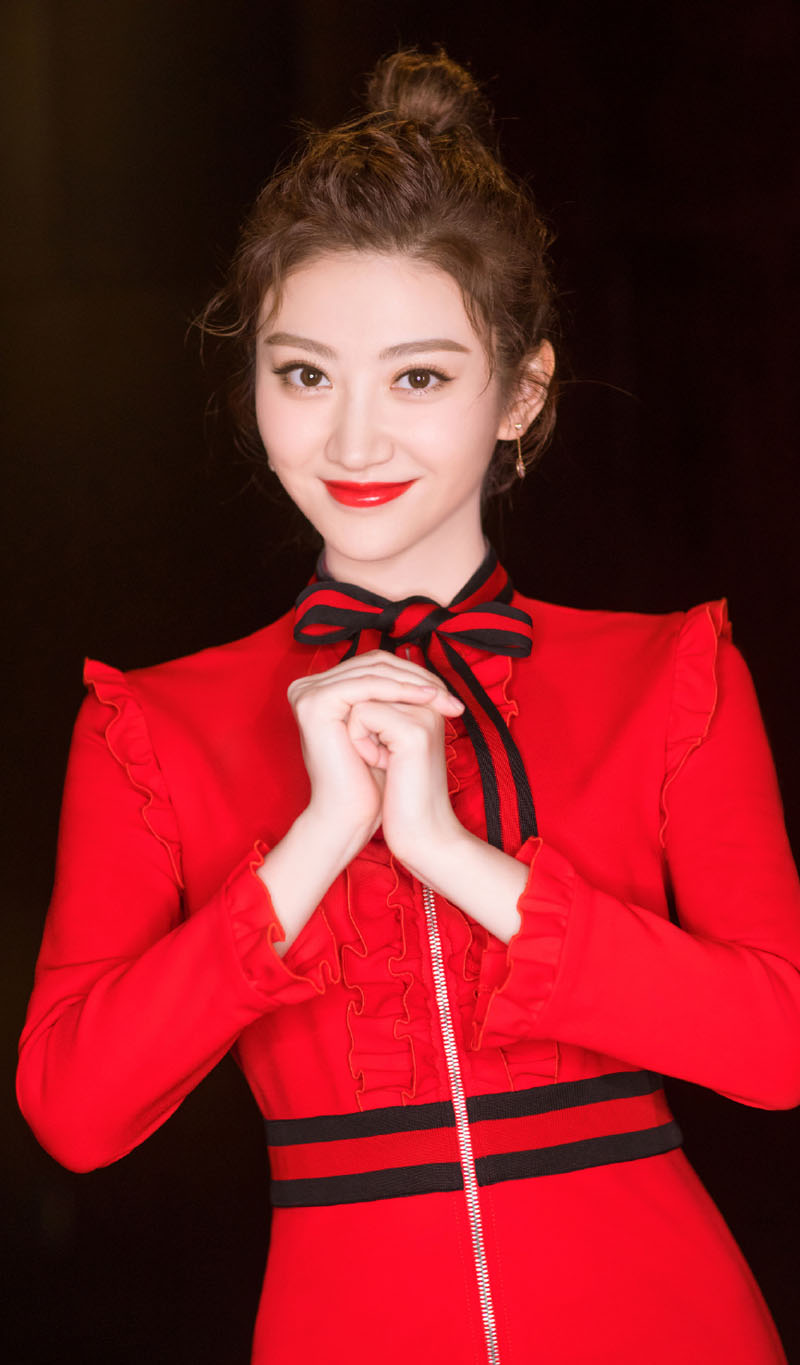 景甜活动照片 景甜知性清新时尚写真图片