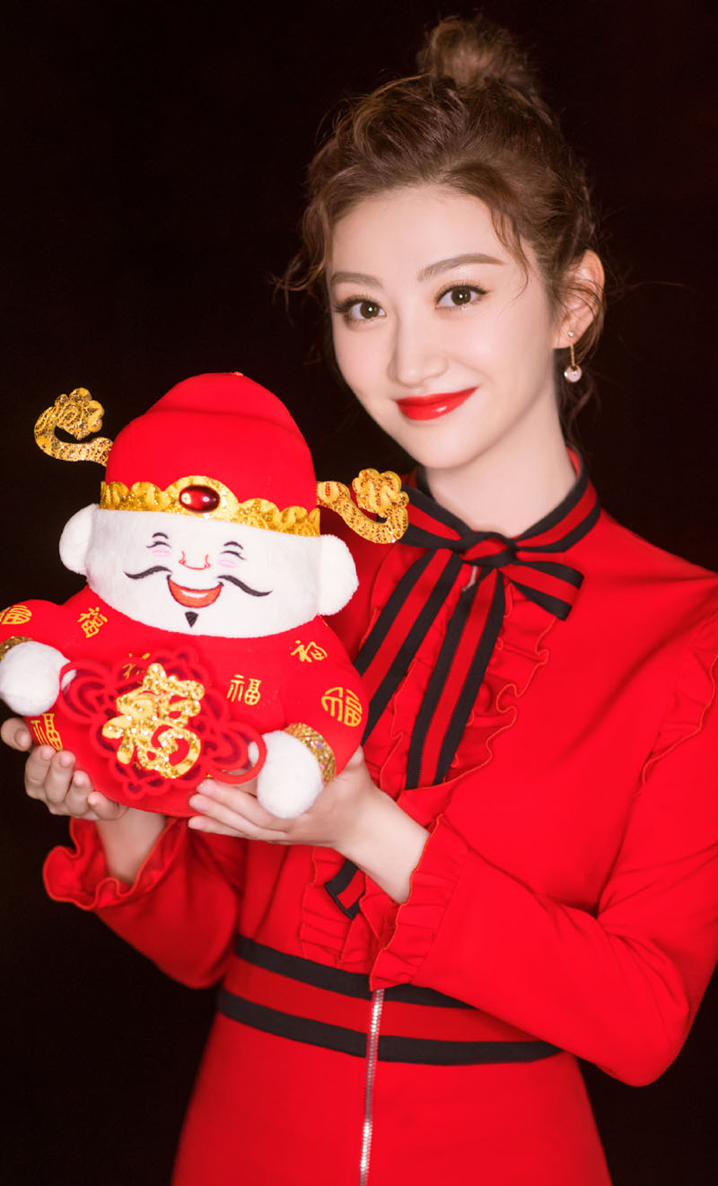 景甜活动照片 景甜知性清新时尚写真图片