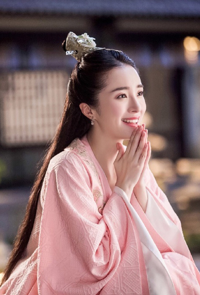 胡冰卿冰蓝系活泼明朗写真图片图片
