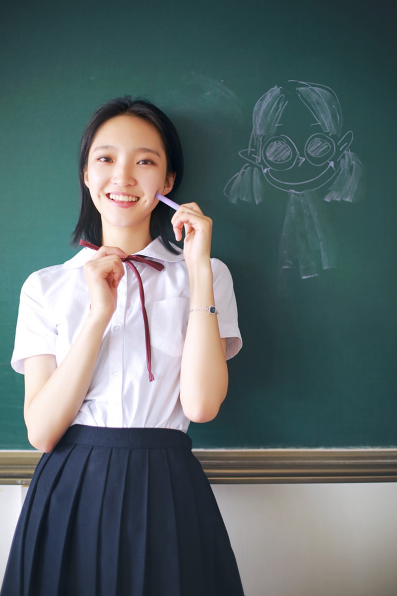 酒窝美女图片