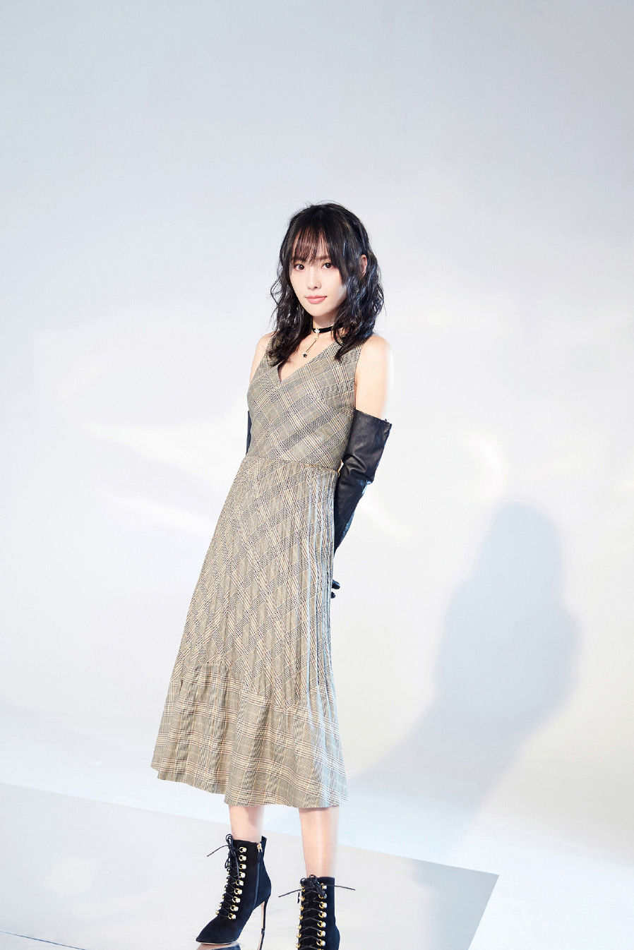 张嘉倪雪中仙气十足清新写真图片图片