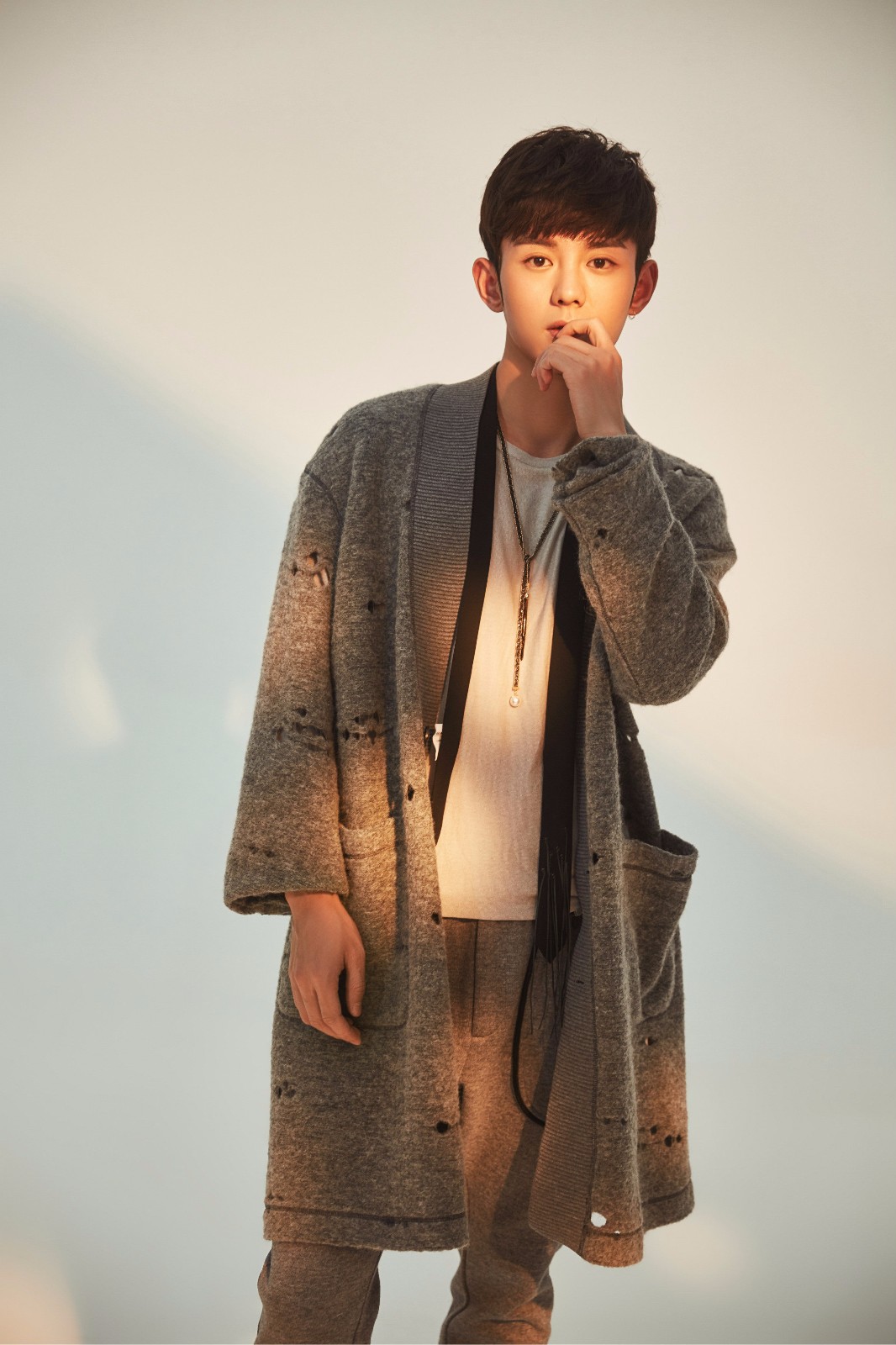 高清男星90后新生代偶像蓝博帅气写真图片图片