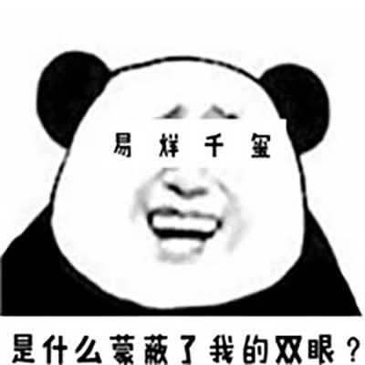 熊猫头清新情话表情包图片