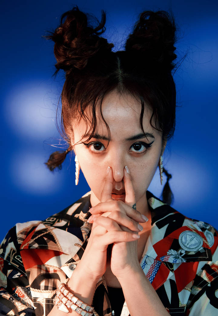 蔡依林粉色长裙少女心公益活动写真图片图片