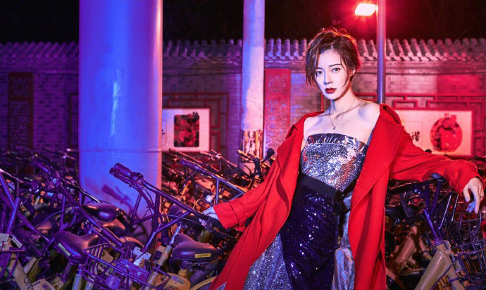 车晓深夜梦幻街拍妩媚性感写真图片图片