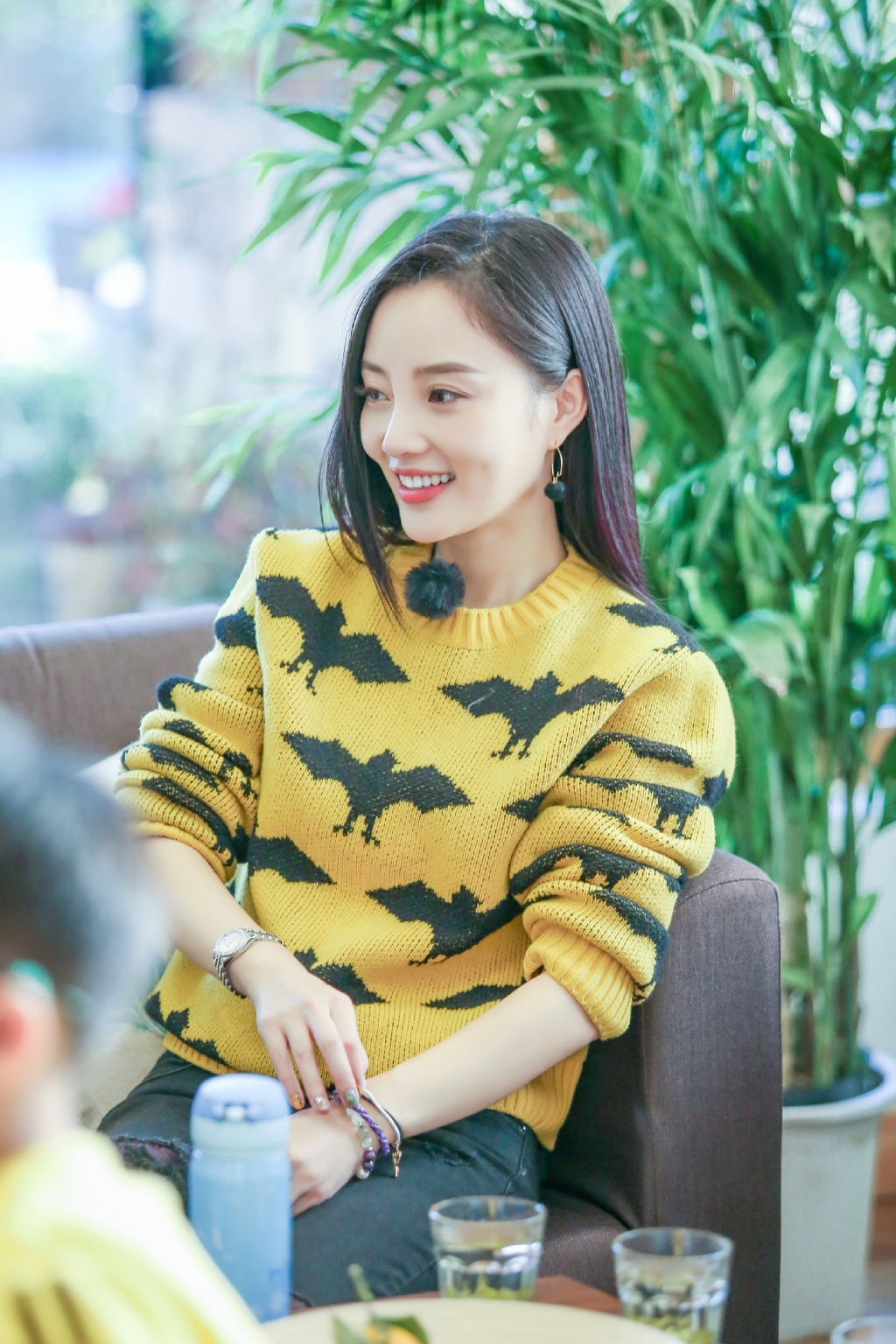 贾乃亮李小璐甜馨一家三口庆生写真大片图片