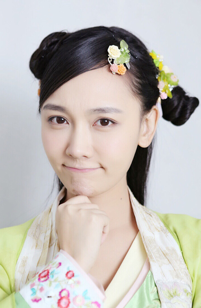 内地重庆渝中女演员孙骁骁可爱俏皮清新古装写真图片图片