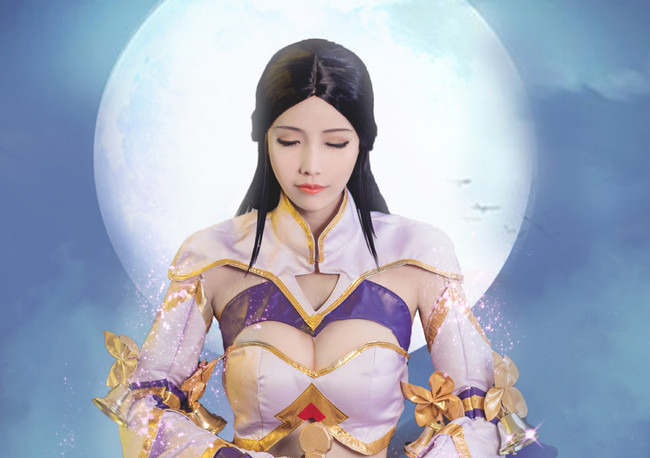 王者荣耀露娜紫霞仙子cosplay绝美写真高清图片图片