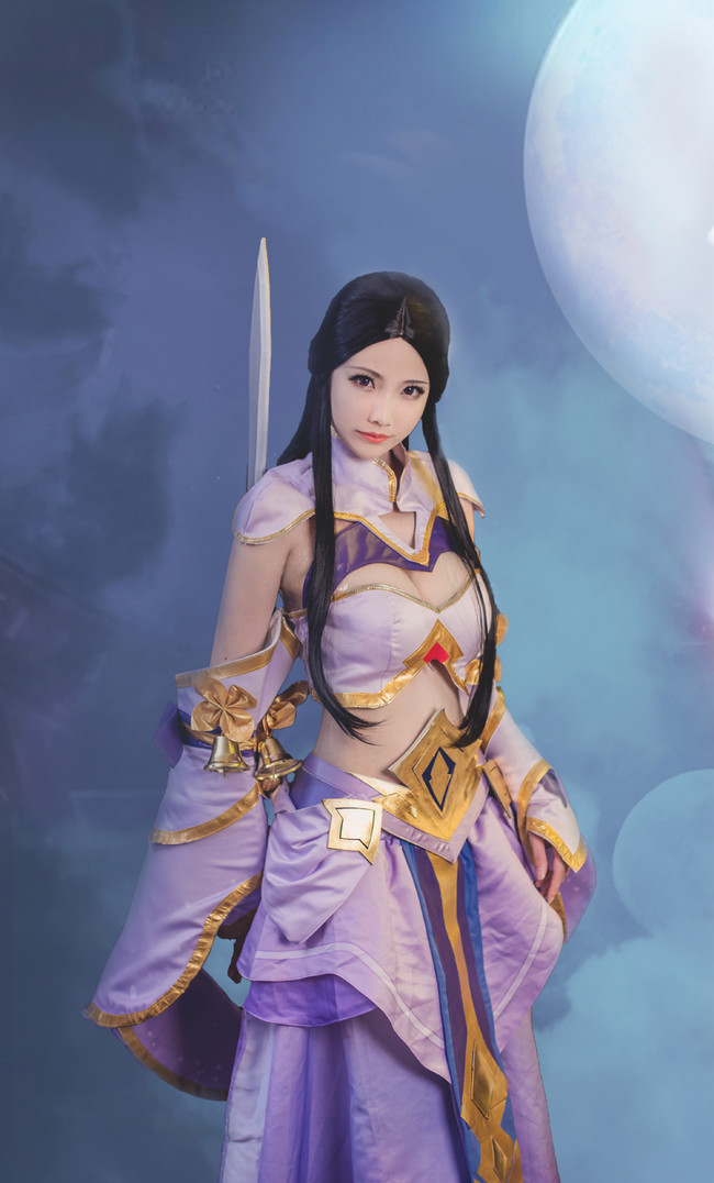 王者荣耀露娜紫霞仙子cosplay绝美写真高清图片图片