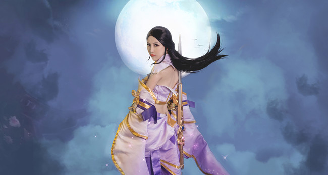 洛天依金丝雀可爱萝莉丝袜美腿Cosplay写真图片