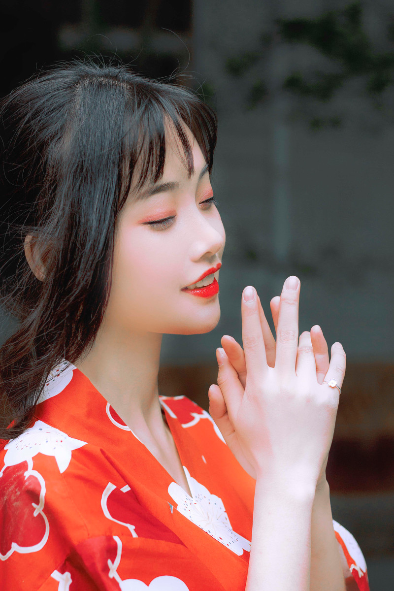 和服美女图片