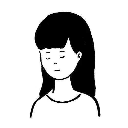 唯美复古女生头像图片图片