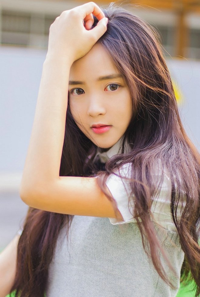 酒窝美女图片