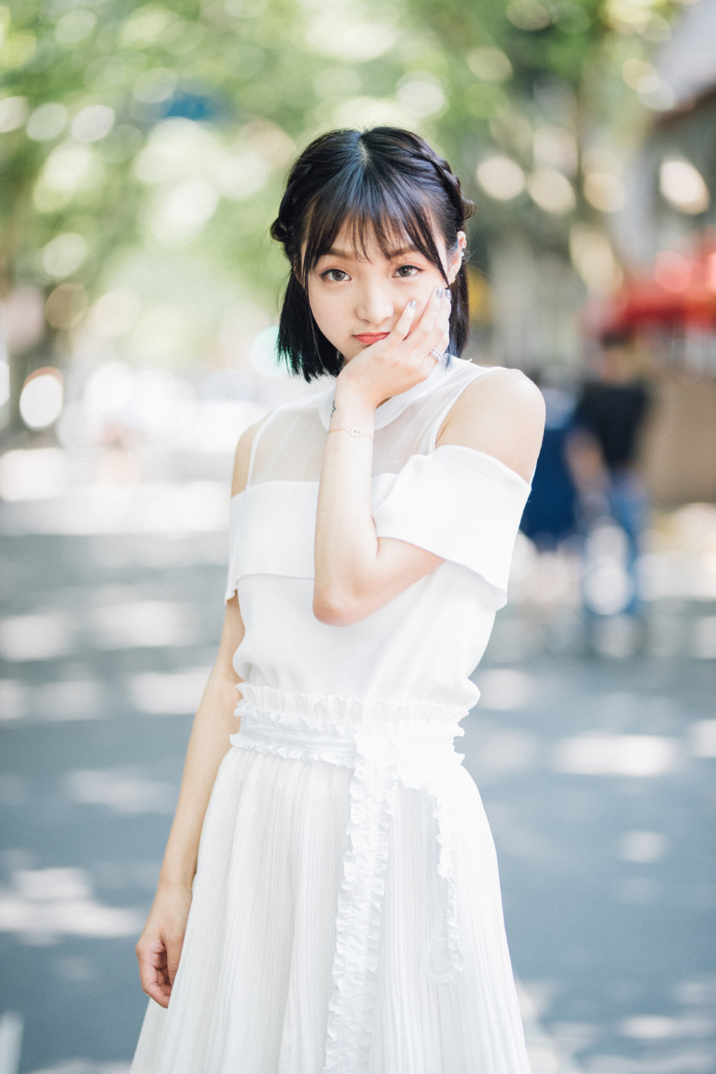 高清内陆美女星强东玥甜美清新活动照图片图片