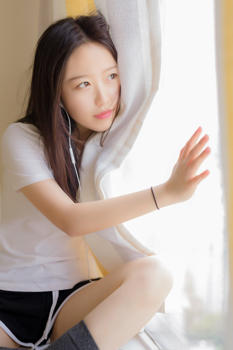 自然美女图片