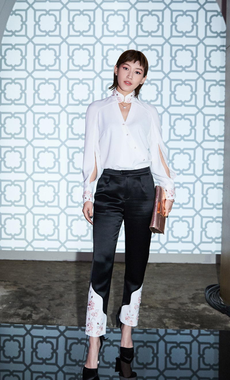 高清湖南衡阳美女气质美女苏青白色系珠宝写真图片图片