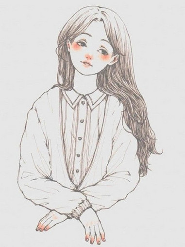唯美复古女生头像图片图片
