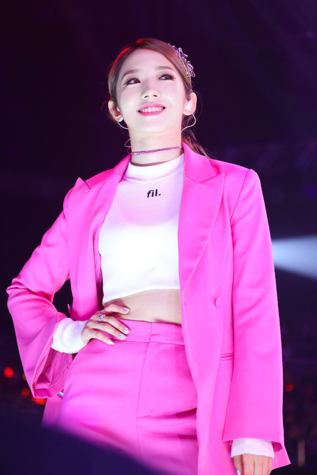 高清女明星孟美岐星空演讲超美图片图片
