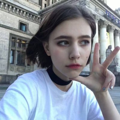 唯美复古女生头像图片图片