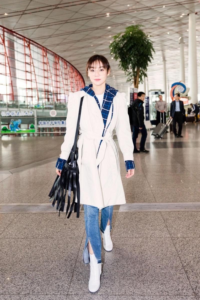 袁姗姗东京性感街拍时尚大片写真图片图片