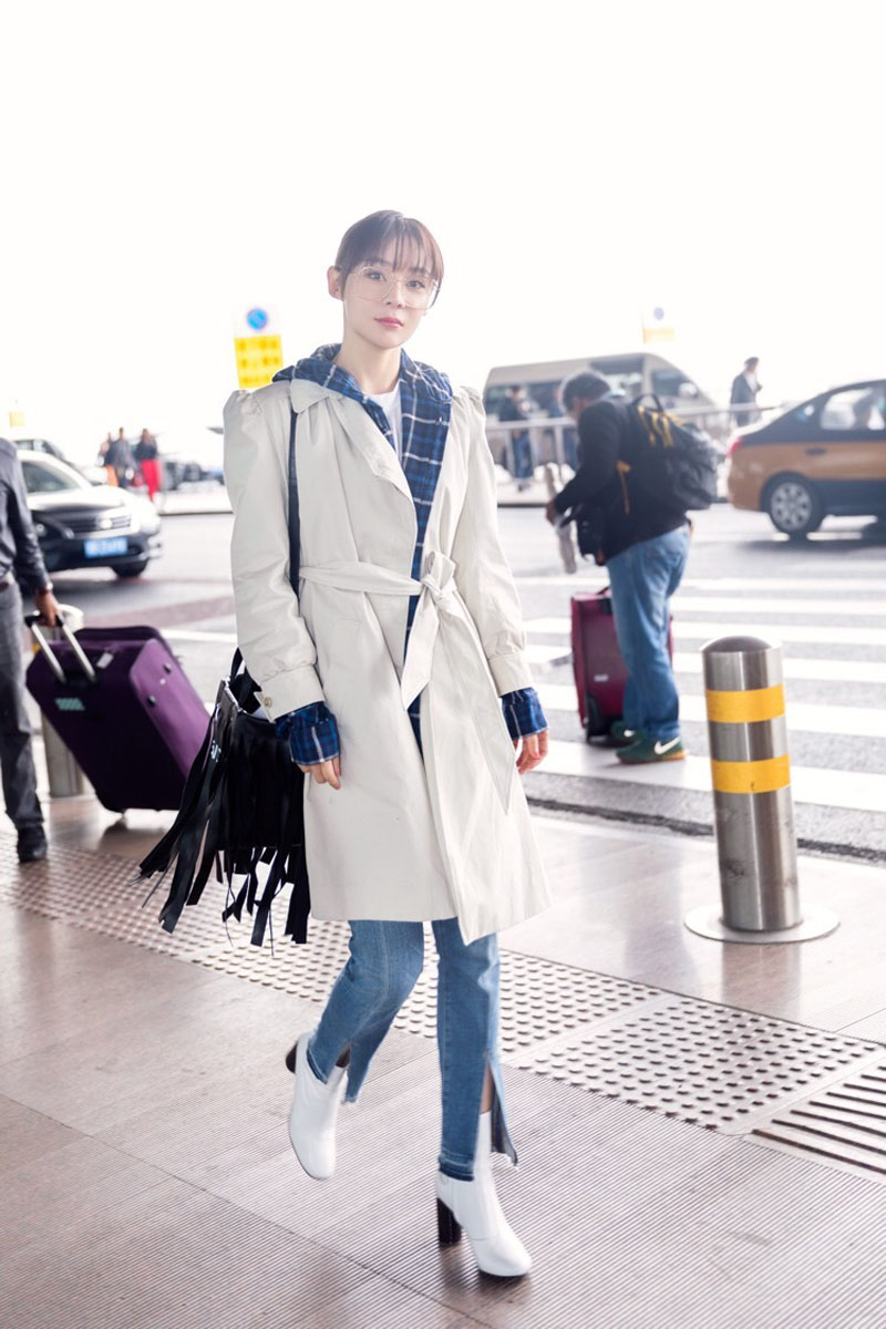 袁姗姗东京性感街拍时尚大片写真图片图片