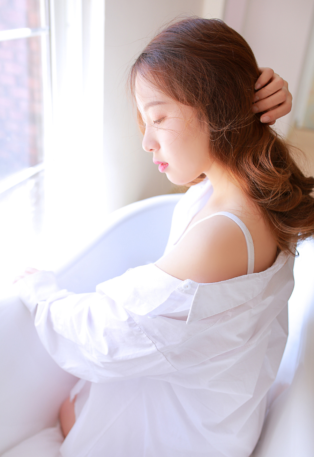 美女萝莉白色包臀裙性感私房风俗媚娘图片图片