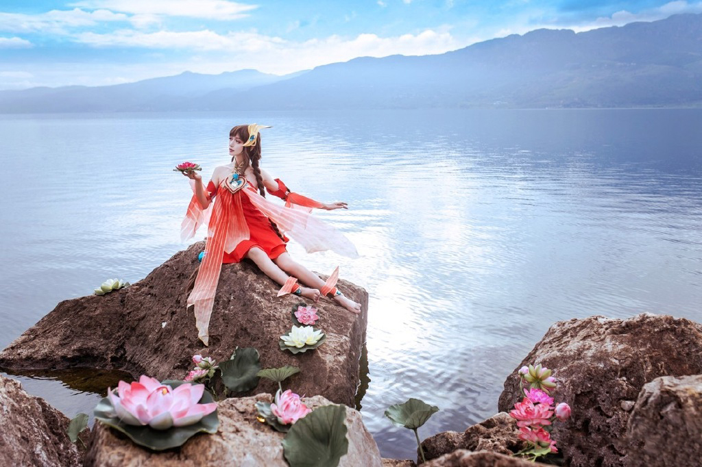 可爱萝莉万圣节cos小巫女写真福利高清图片图片