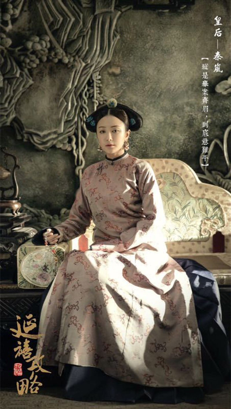 秦岚复古图片性感迷人 高贵迷人风情万种图片