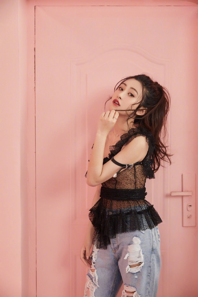 高清上海美女朱圣祎气质性感写真图片图片