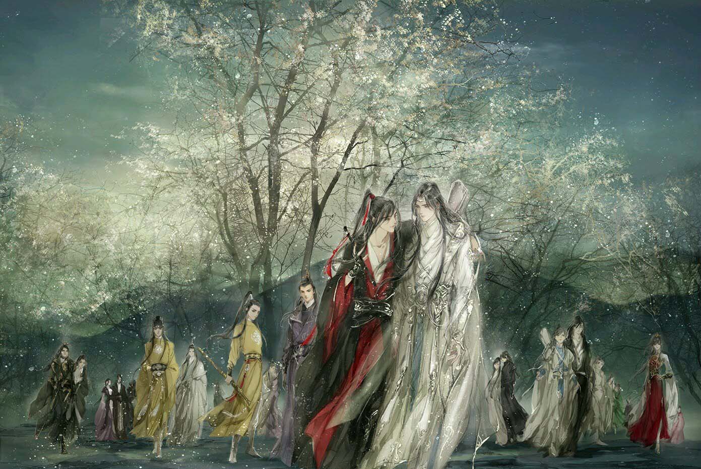 《魔道祖师》动画角色海报图片图片