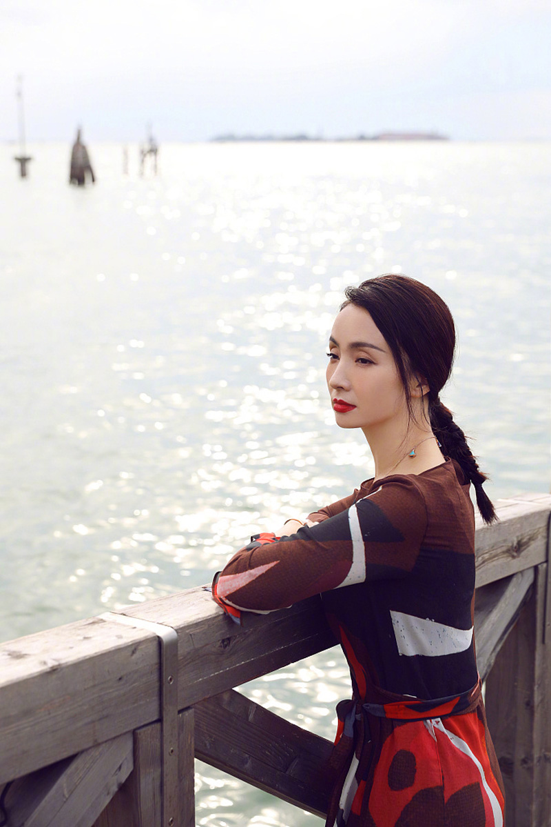 中国知名影视江苏女演员陶虹星光礼服迷人韵味性感写真图片图片