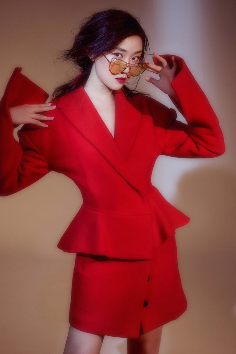 中国内地辽宁省沈阳女演员菅纫姿秋冬养眼时尚写真图片图片