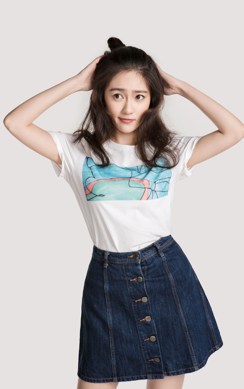 中国内地海市女演员汤梦佳清新温婉居家写真图片图片