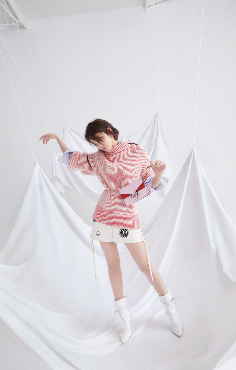 高清中国内地四川女演员《我们来了》哈尔滨站唐艺昕最新图片图片