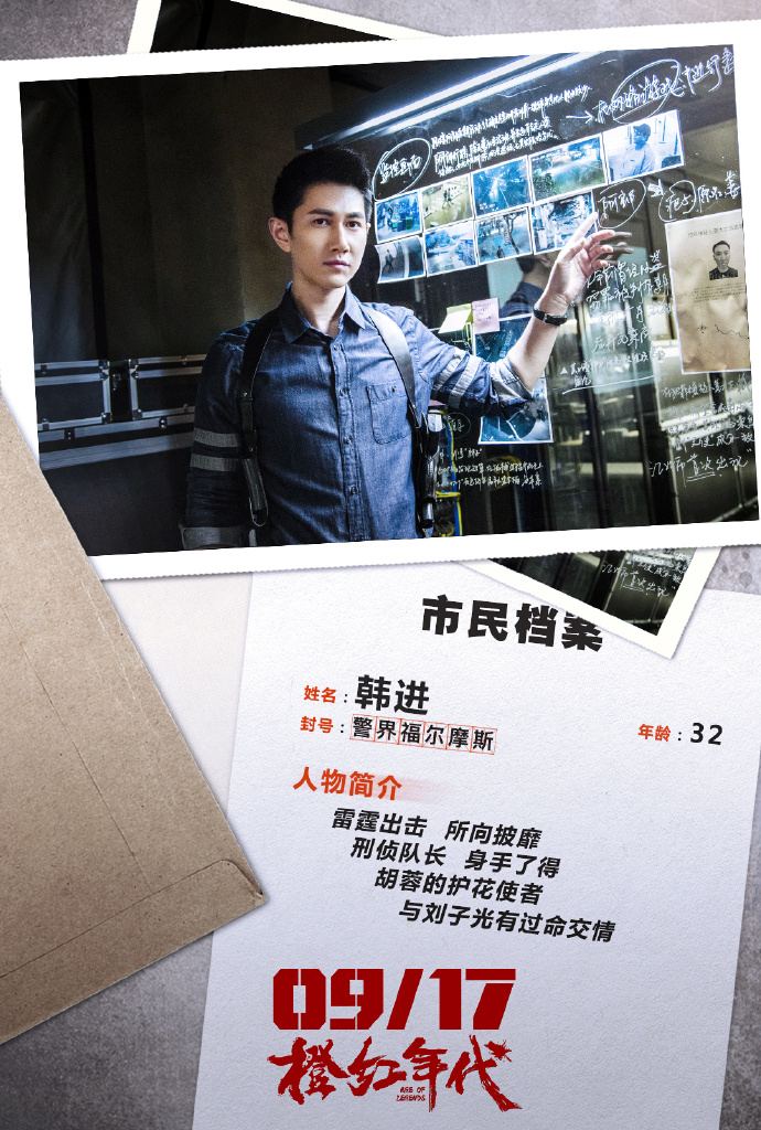 高清破案警匪马思纯《橙红年代》剧照图片图片