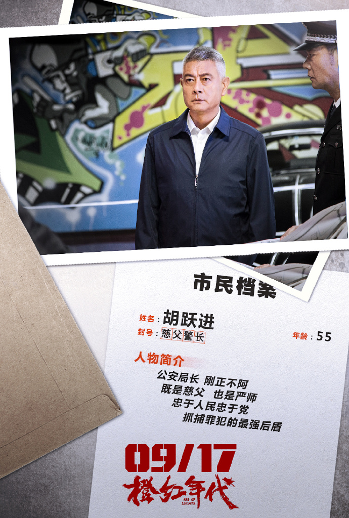 高清破案警匪马思纯《橙红年代》剧照图片图片