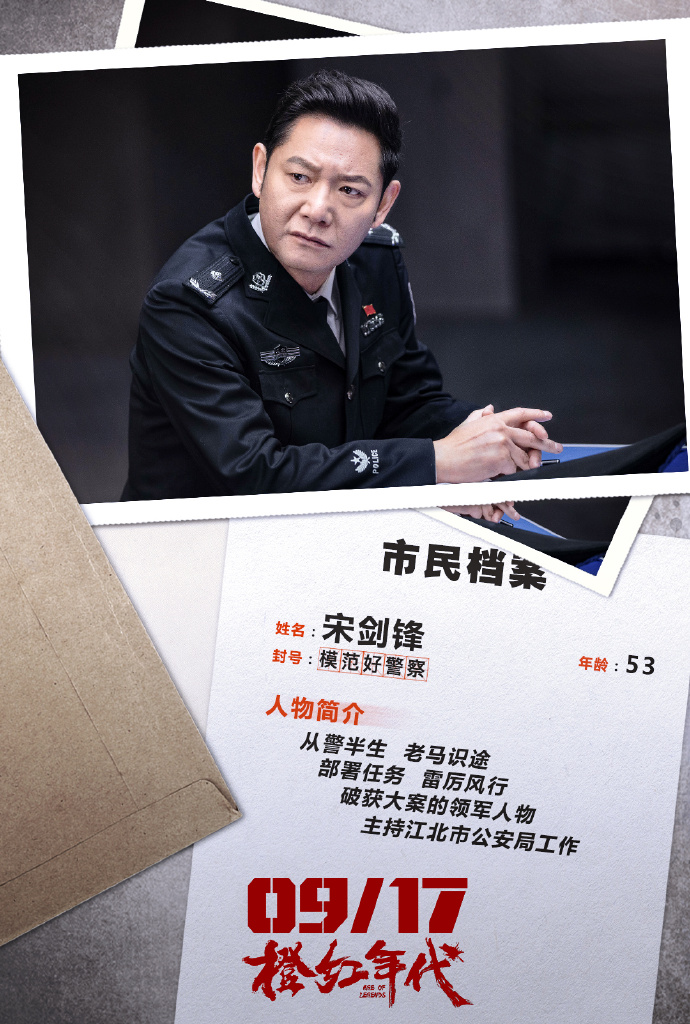 高清破案警匪马思纯《橙红年代》剧照图片图片