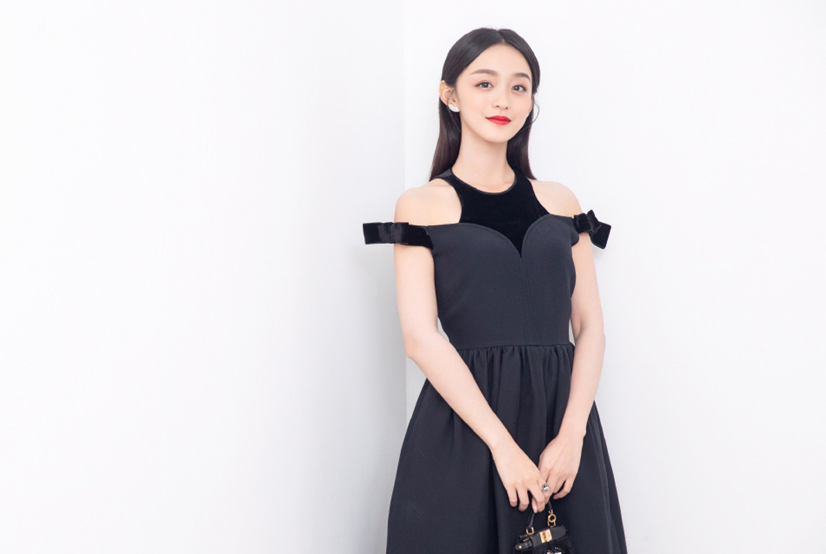 高清中国内地女演员平面模特何泓姗《爱情进化论》发布会图片图片