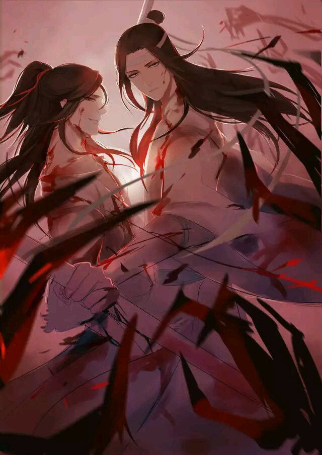 《魔道祖师》魏无羡蓝忘机卡通图片图片