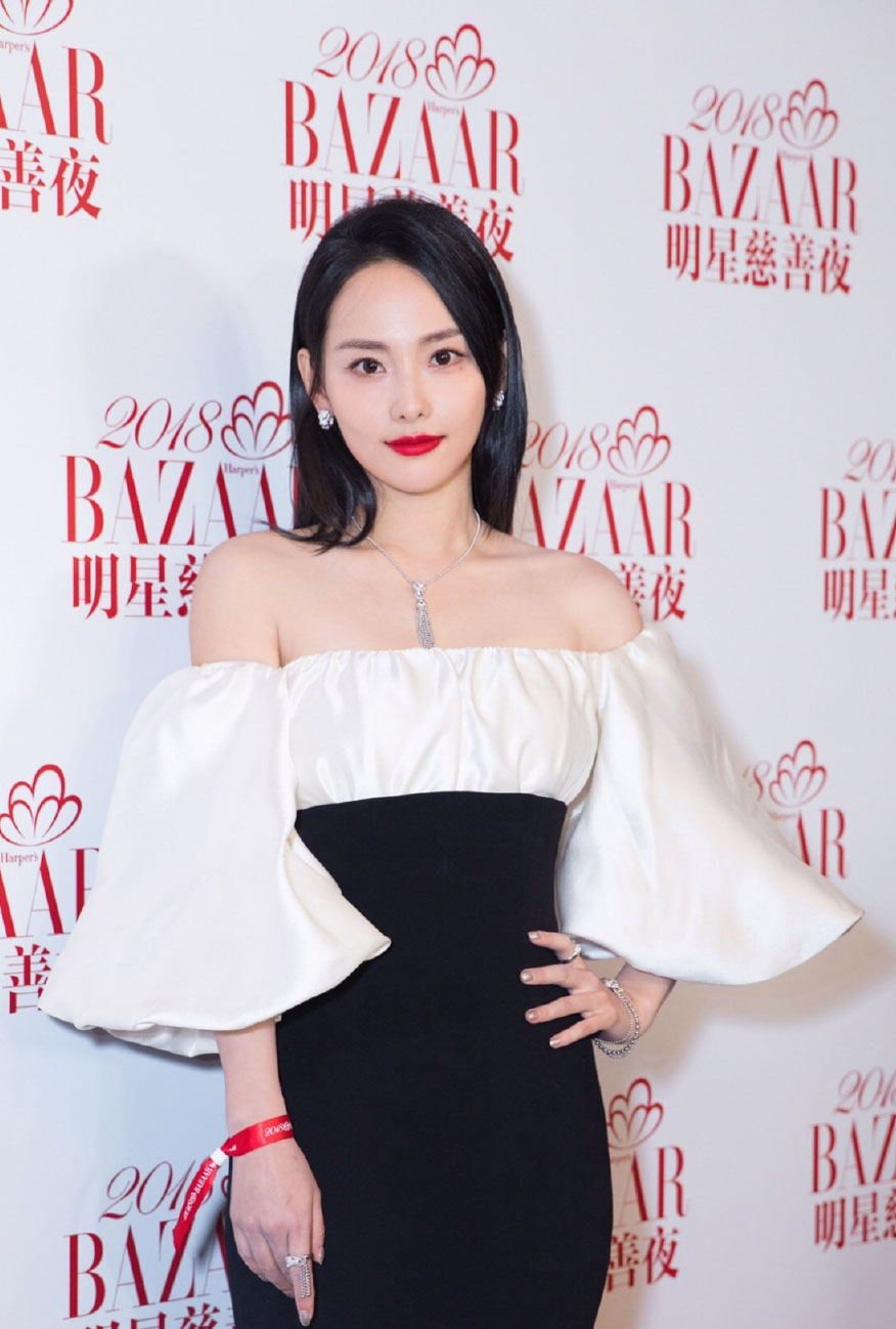 张嘉倪清新优雅代言写真图片图片
