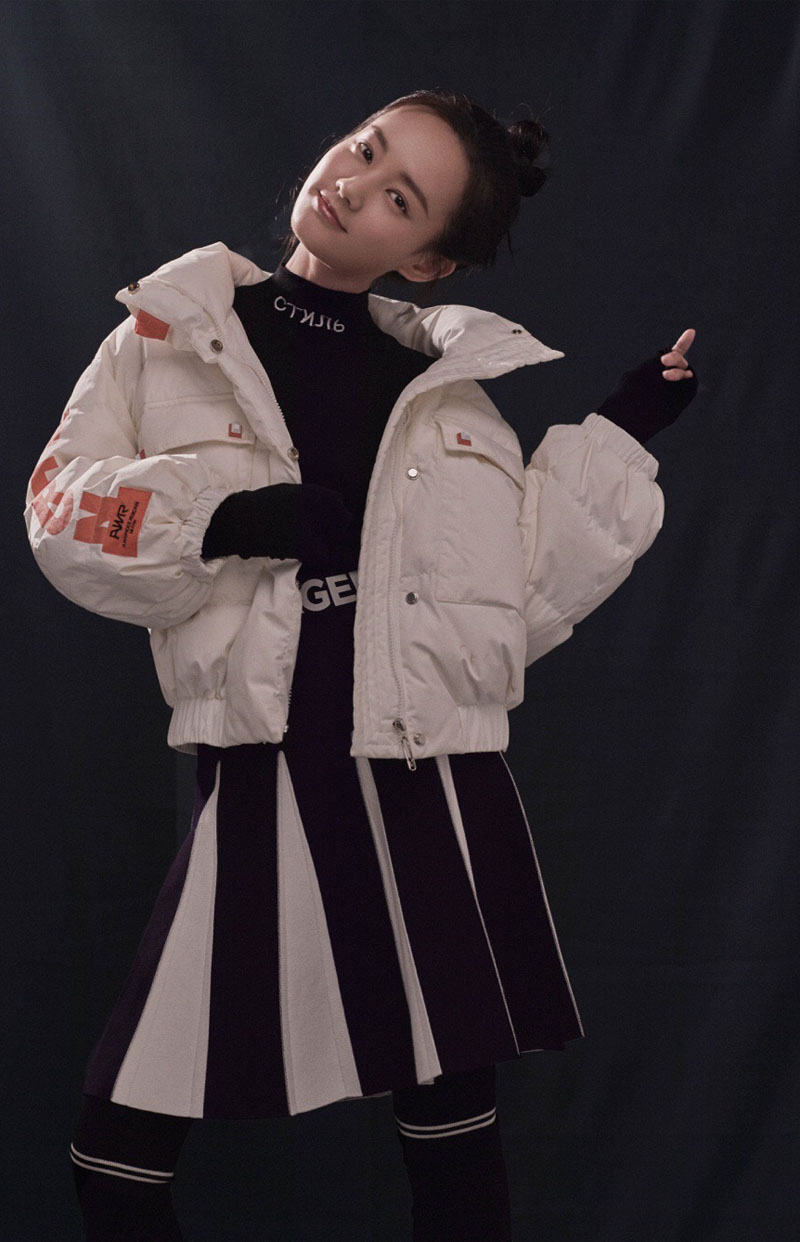 高清中国内地山东济南女演员李一桐Q清纯小公主白裙明星美女写真图片图片