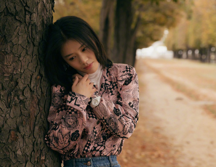 马思纯秋日唯美意境写真图片图片